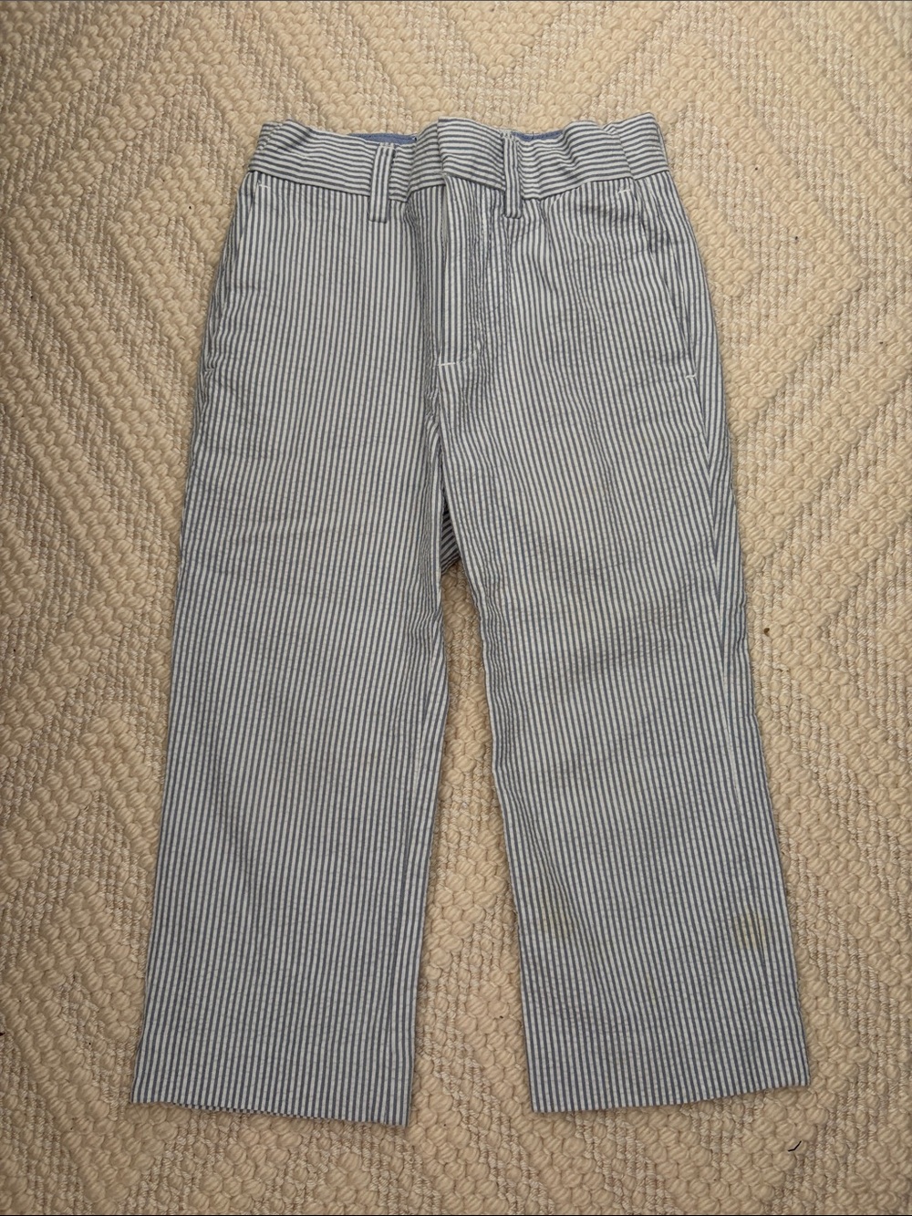Crewcuts boys seersucker pants EUC